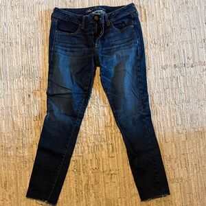 American Eagle Outfitters Dark Blue Skinny Jeans